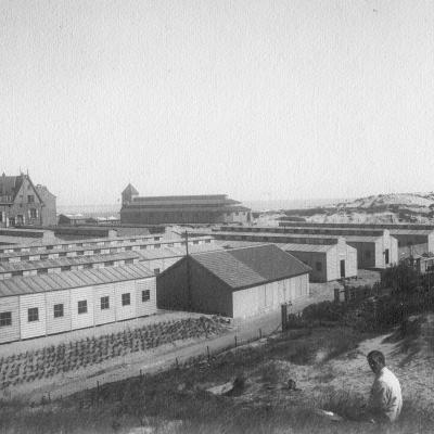 Sicht auf das Hospital "L"Océan" in De Panne